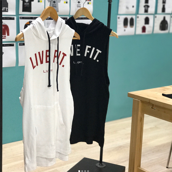 【LIVE FIT】Live Fit Cut Off Hoodie V2（White）